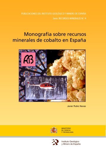 Monografía sobre recursos minerales de cobalto en España