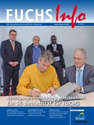 Ausgabe 1 - Fuchs Petrolub AG