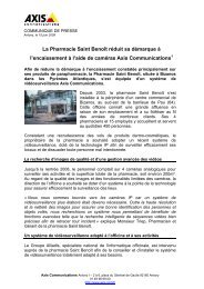 La Pharmacie Saint Benoît réduit sa démarque grâce à des caméras ...