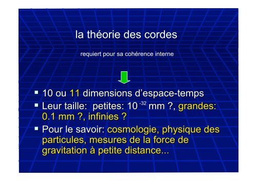 Les dimensions cachées de l'Univers