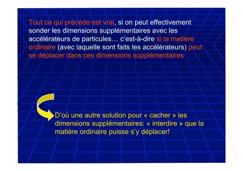 Les dimensions cachées de l'Univers