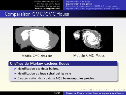 Chaînes de Markov Cachées Floues et ... - Institut Fresnel