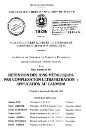 retention des ions métalliques par complexation ultrafiltration ...