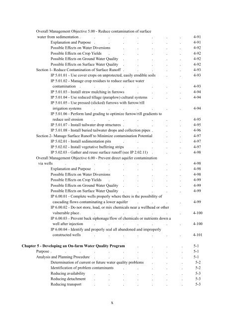 Em4885 irrigation management practices to protect ground water