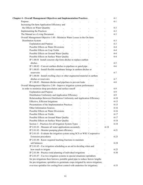 Em4885 irrigation management practices to protect ground water