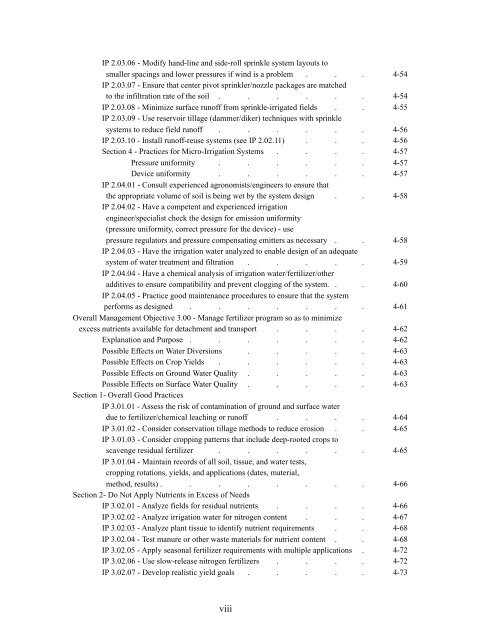 Em4885 irrigation management practices to protect ground water