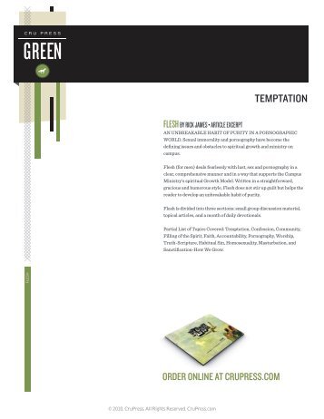 TEMPTATION - Cru Press Green