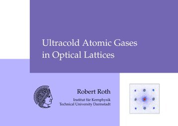 Ultracold Atomic Gases in Optical Lattices