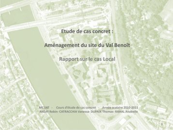 Rapport final - LEMA - Université de Liège