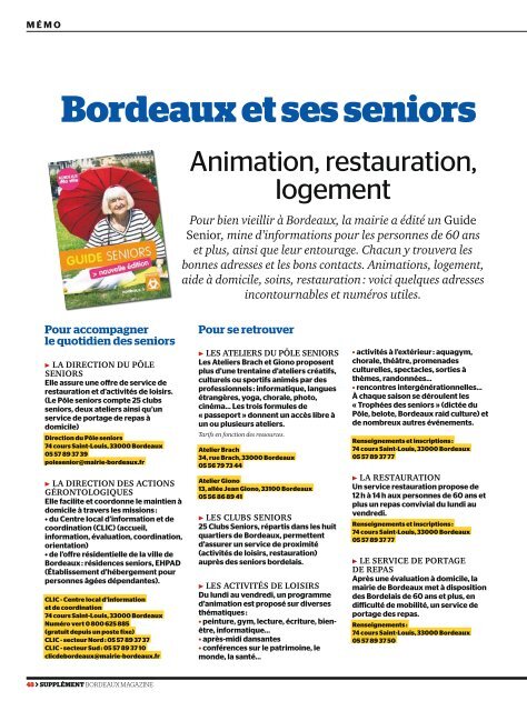 senior - Bordeaux