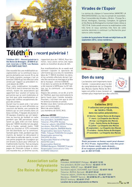 MagstereineN°7/jan2012:Mise en page 1 - Site Officiel de SAINTE ...