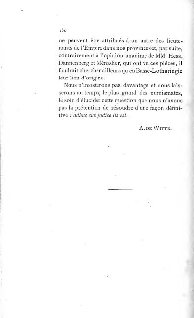 Revue belge de numismatique et de sigillographie