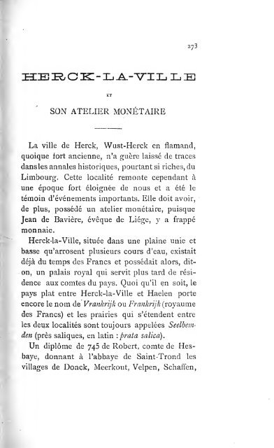 Revue belge de numismatique et de sigillographie