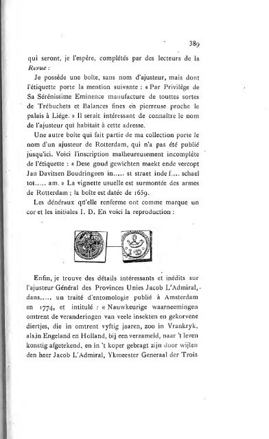 Revue belge de numismatique et de sigillographie