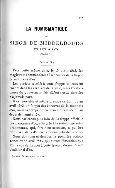 Revue belge de numismatique et de sigillographie