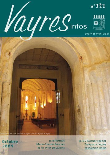 Octobre 2009 - Commune de Vayres - Site officiel de la Mairie de ...