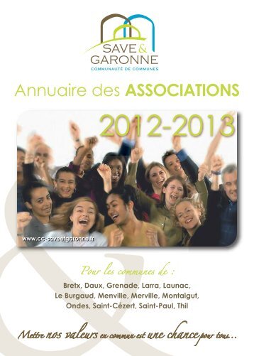 associations - Communauté de Communes Save et Garonne