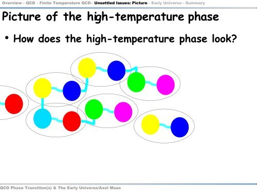 QCD phase transition in the early universe - Theory Center