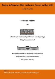 Duqu: A Stuxnet-like malware found in the wild - CrySyS Lab