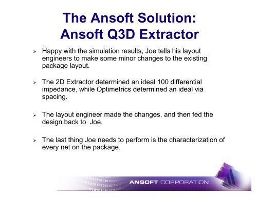Ansoft Q3D Extractor