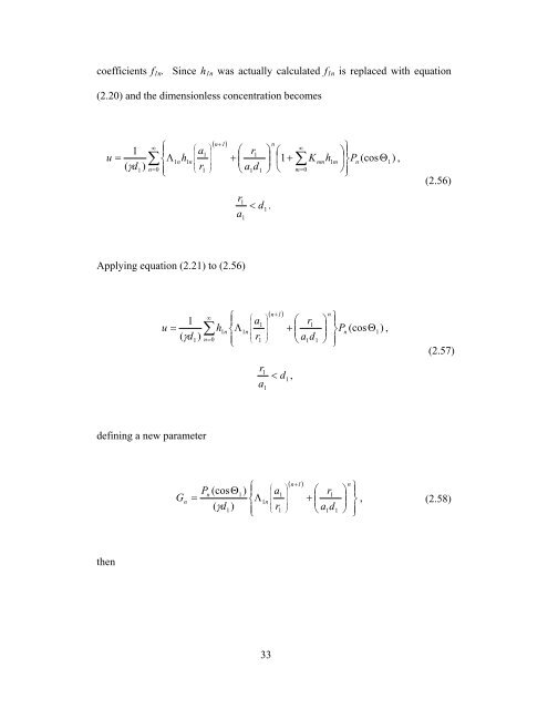 Diffusion Reaction Interaction for a Pair of Spheres - ETD ...