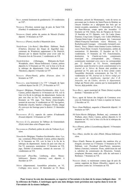 tome VI, index p-z - Archives nationales
