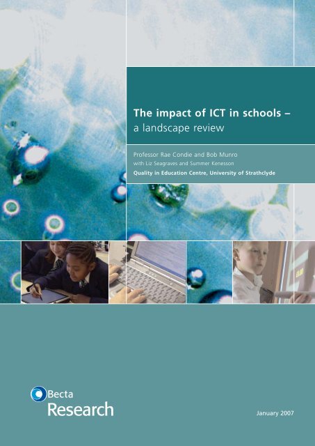 The impact of ICT in schools - a landscape review - nationalarchives ...