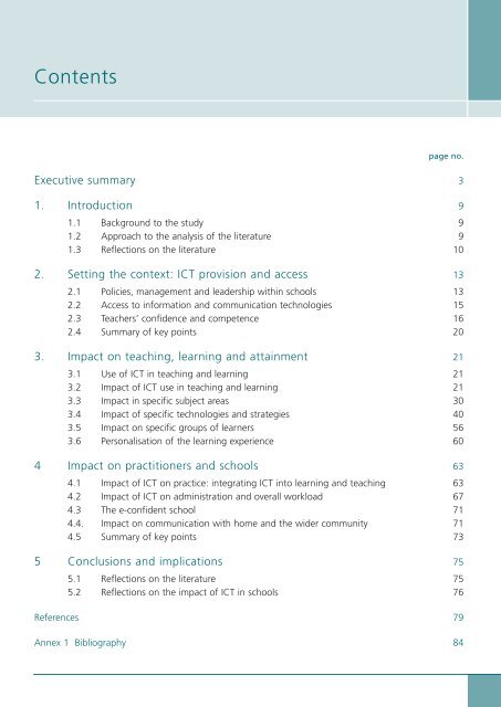 The impact of ICT in schools - a landscape review - nationalarchives ...