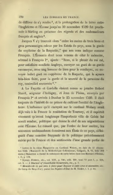 Les Écossais en France, les Français en Écosse - Electric Scotland