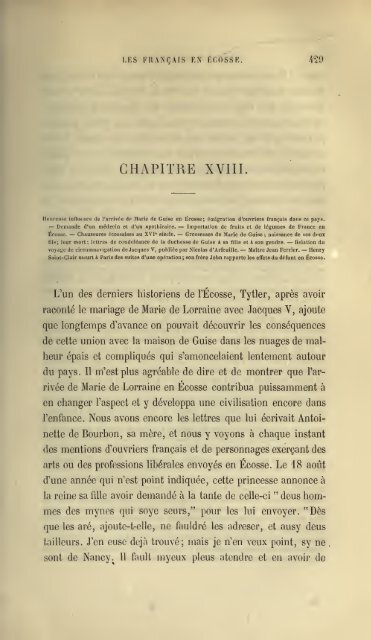 Les Écossais en France, les Français en Écosse - Electric Scotland