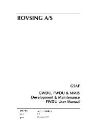 FWDU User Manual - Astrium ST Service Portal