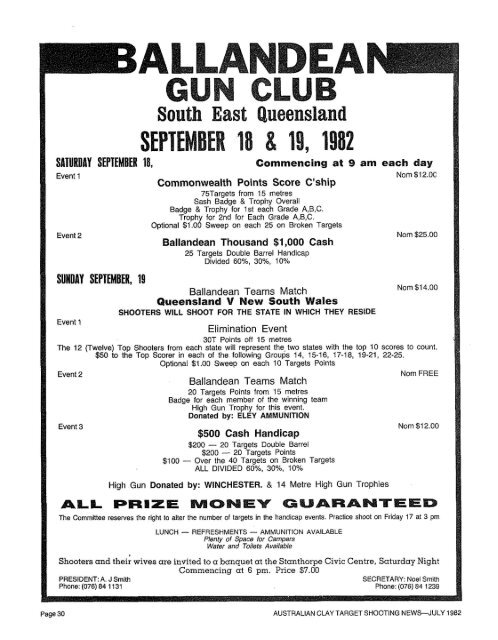 V35 #7 Jul 1982 - Australian Clay Target Association