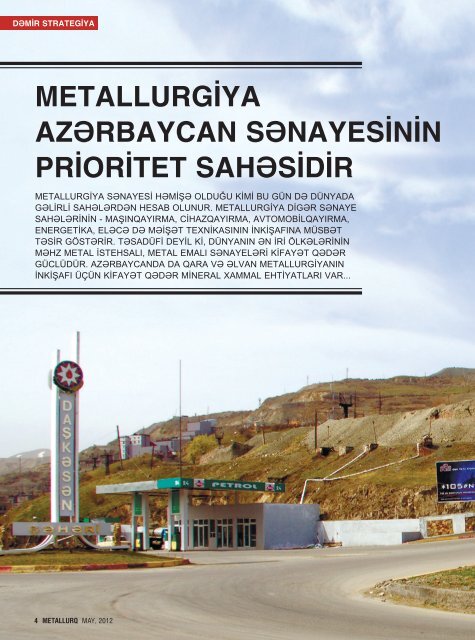 Metallurq 208x280 maket 1 2012.qxp - Baku Steel Company