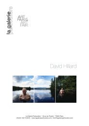David Hilliard - La Galerie Particulière