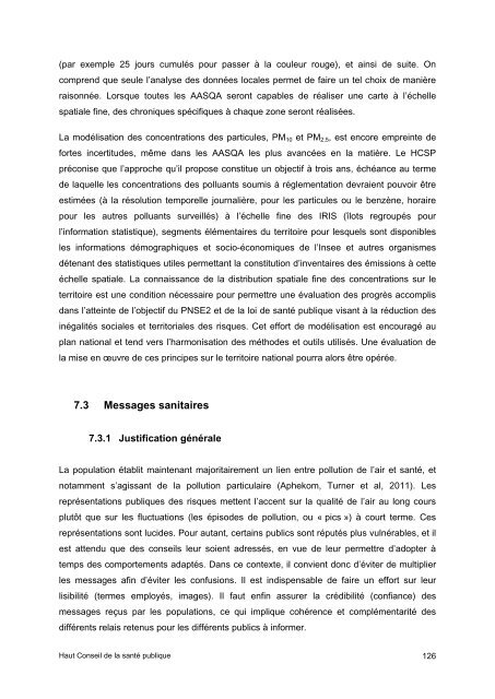 Pollution par les particules dans l'air ambiant - Haut Conseil de la ...