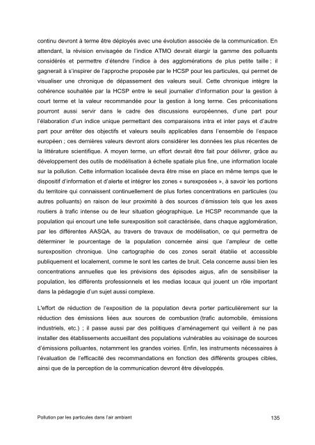 Pollution par les particules dans l'air ambiant - Haut Conseil de la ...