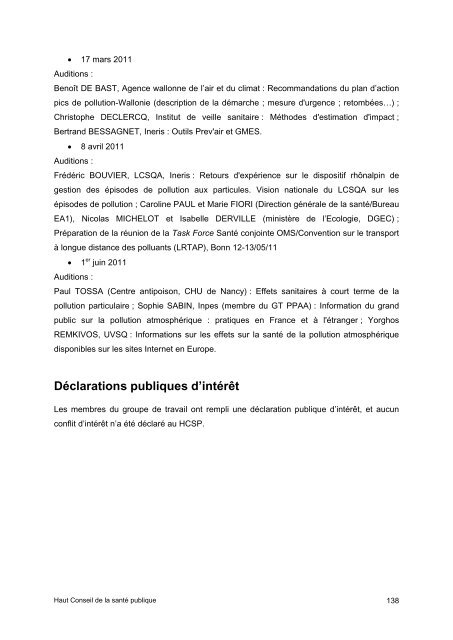 Pollution par les particules dans l'air ambiant - Haut Conseil de la ...