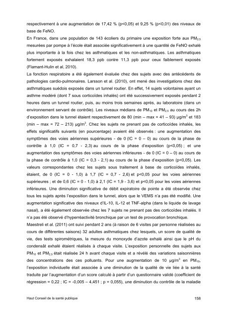 Pollution par les particules dans l'air ambiant - Haut Conseil de la ...