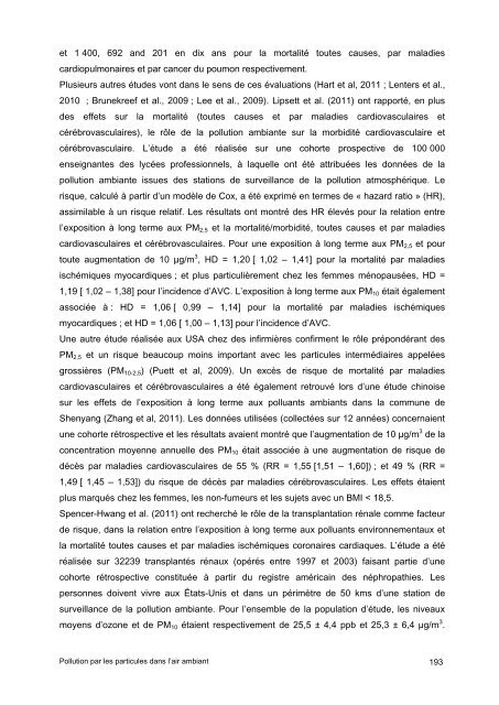 Pollution par les particules dans l'air ambiant - Haut Conseil de la ...