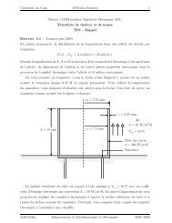 TD 1 - La Mécanique à l'Université de Caen