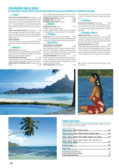 moorea - Travel Operator Book