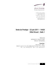 Catalogue de la vente - Camille Bürgi