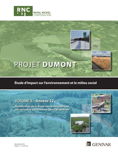 PDF - 44 Mo - Agence canadienne d'évaluation environnementale