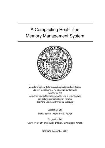 A Compacting Real-Time Memory Management System