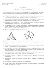 3. gyakorlat Perfekt gráfok, élsz´ınezések