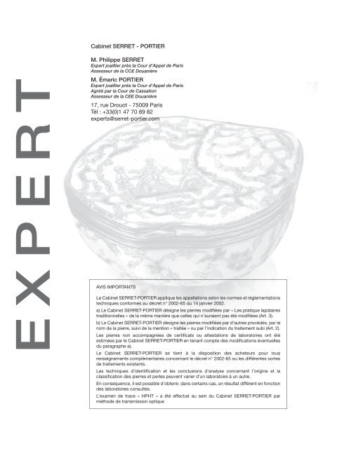 Télécharger le PDF de la vente du 20 février 2013 - Audap-Mirabaud