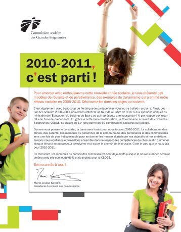 c'est parti! - Commission scolaire des Grandes-Seigneuries