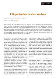 Vampire La Mascarade L'Organisation du clan Ventrue - CRJR