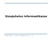 Sissejuhatus informaatikasse