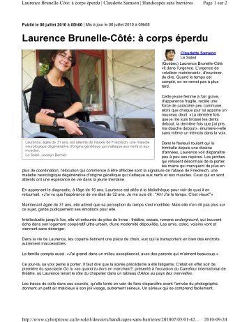 Laurence Brunelle-Côté: à corps éperdu - Ensemble au travail